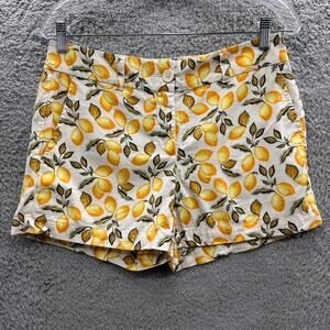 Loft Women's Size 2 High Rise Shorts Lemon Design Summer Fun‎